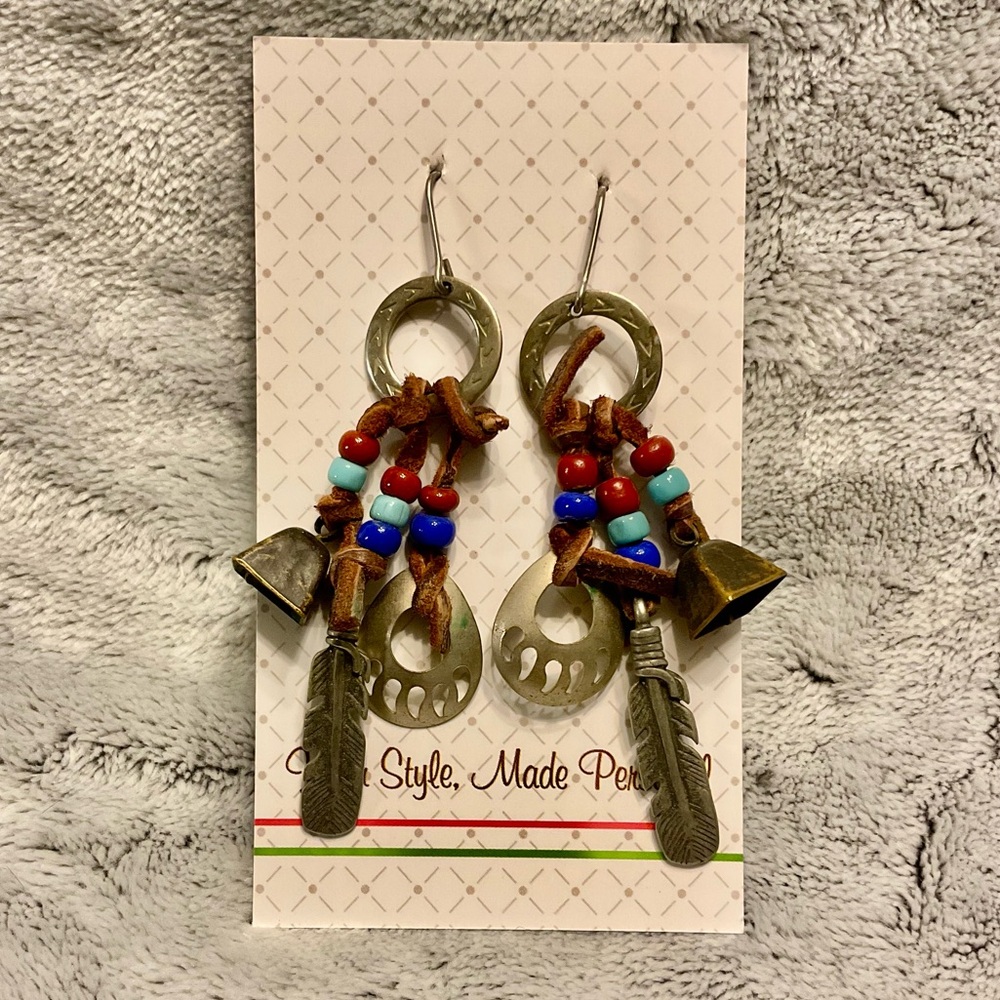 Bohemian Beaded Dangle Earrings